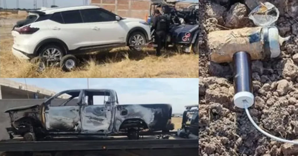 Desactivan un explosivo y hallan dos camionetas robadas en Villa Juárez, Navolato