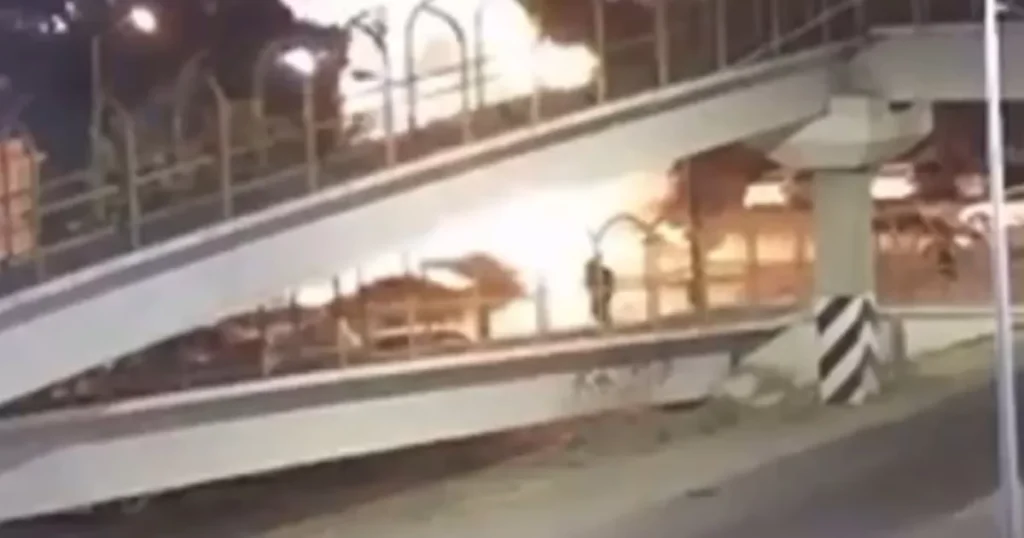 VIDEO: Captamos el instante en que estalló un artefacto explosivo en la SSPM de Mazatlán