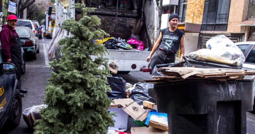 Aumento del 30% en la generación de basura después de las celebraciones navideñas