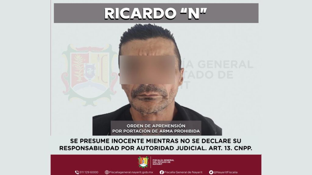 Capturan a "El Richard" en Bahía de Banderas por la Fiscalía de Nayarit