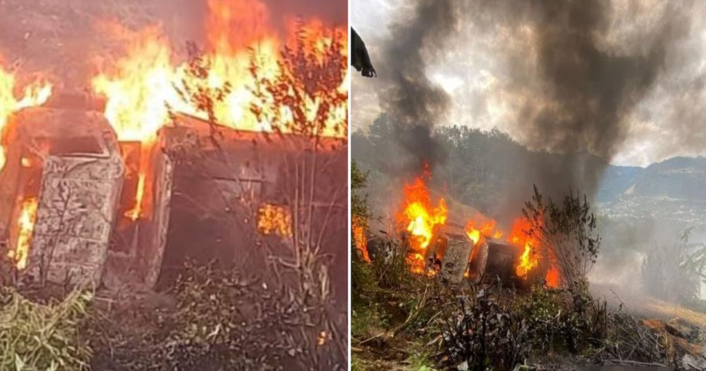 Copiloto intentó rescatar a su amigo, pero llegó tarde tras el choque de una pipa en Chamula, Chiapas