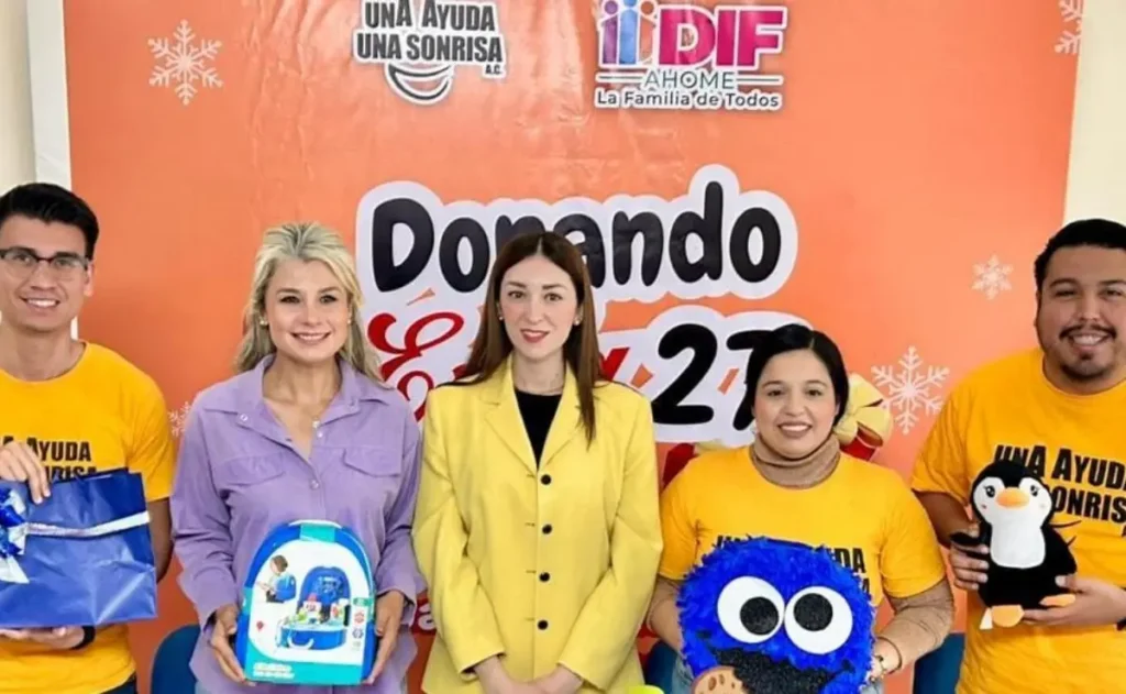 DIF Ahome y Una Ayuda Una Sonrisa se proponen recolectar más de mil juguetes en la Plazuela 27 de Los Mochis