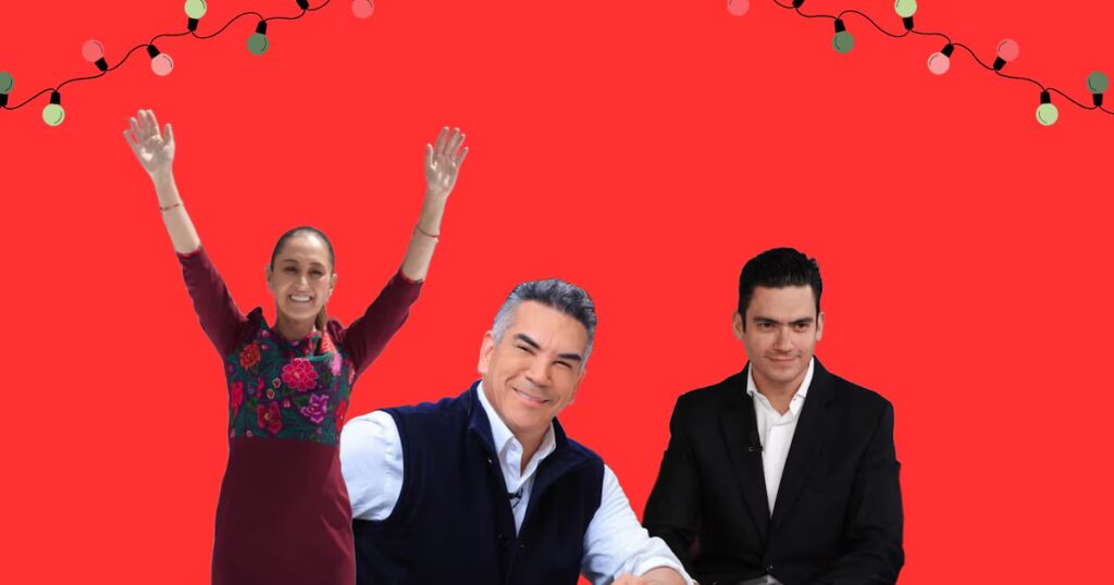 De Sheinbaum a Alito Moreno: los saludos festivos en la política mexicana