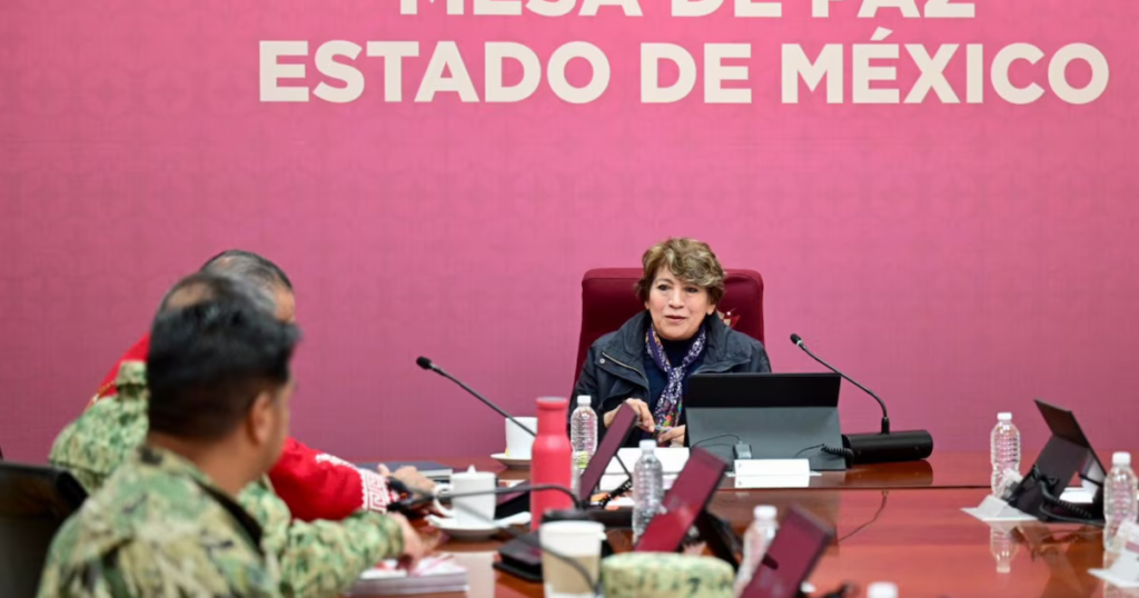 Delfina Gómez destaca mejoras en la seguridad del Estado de México para 2025