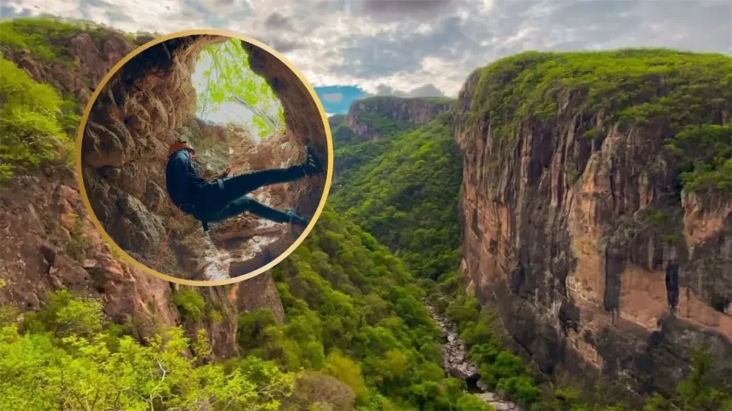 Descubre el rincón de Choix, uno de los destinos únicos para practicar rappel en Sinaloa