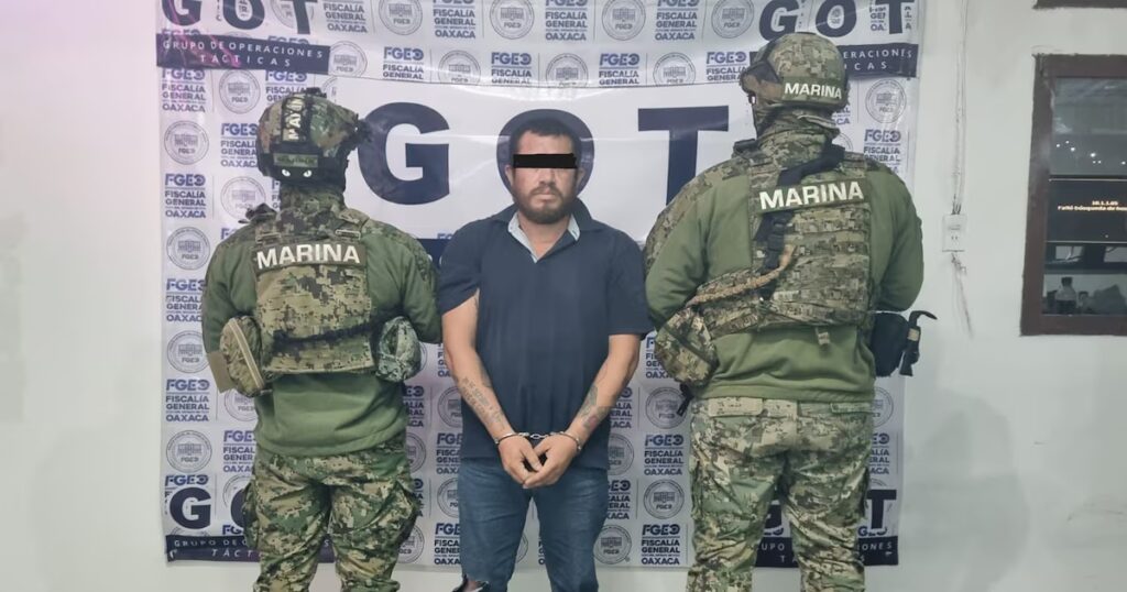 Detienen en Oaxaca a “Macanannu”, líder de Los Cromo responsable de la distribución de armas