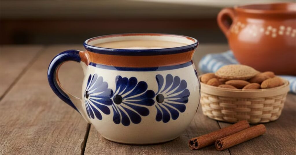 Disfruta del frío con esta exquisita receta de atole de almendra