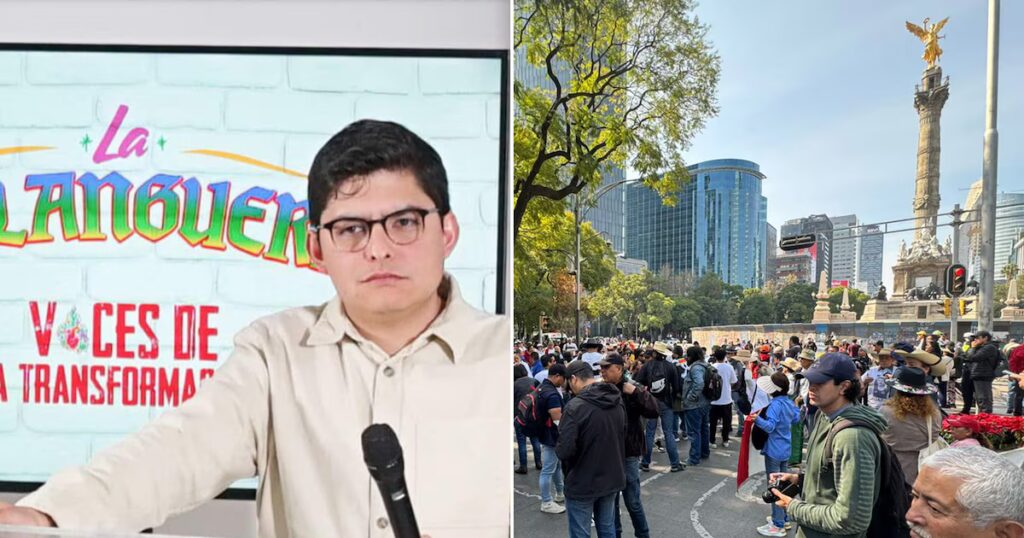El diputado de Morena asegura que la marcha de la Gen Z este domingo es un intento fallido de propaganda