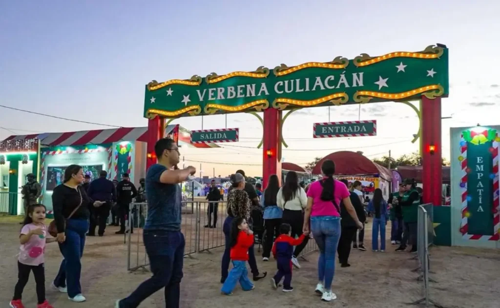 El fascinante espectáculo navideño en la Verbena Culiacán 2025: diversión para todas las edades
