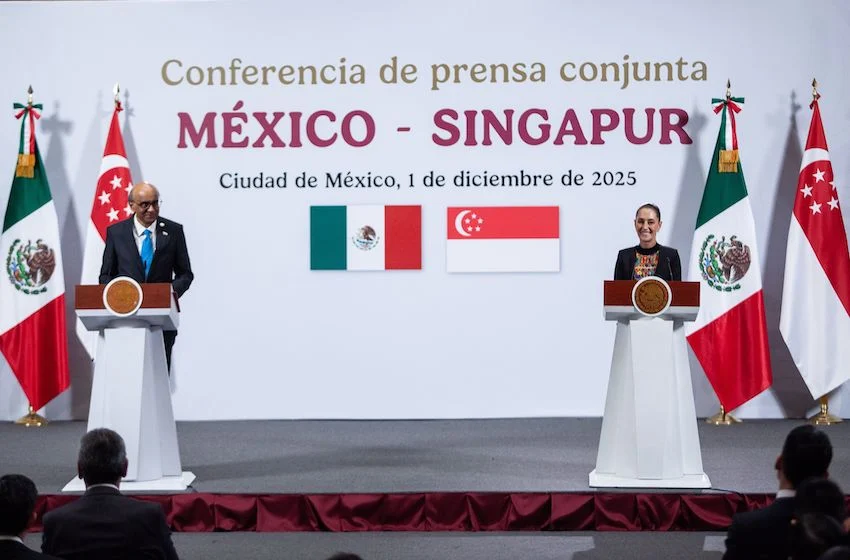 El presidente de Singapur, en visita oficial, revela planes para la primera embajada de su país en México