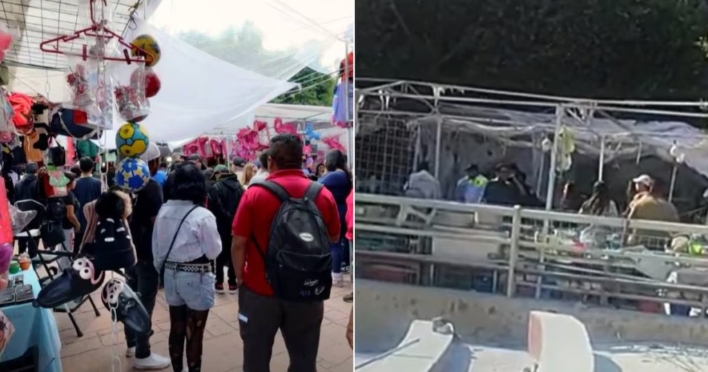 Explosión de tanque de gas en bazar de Teoloyucan deja 11 heridos en puesto de comida