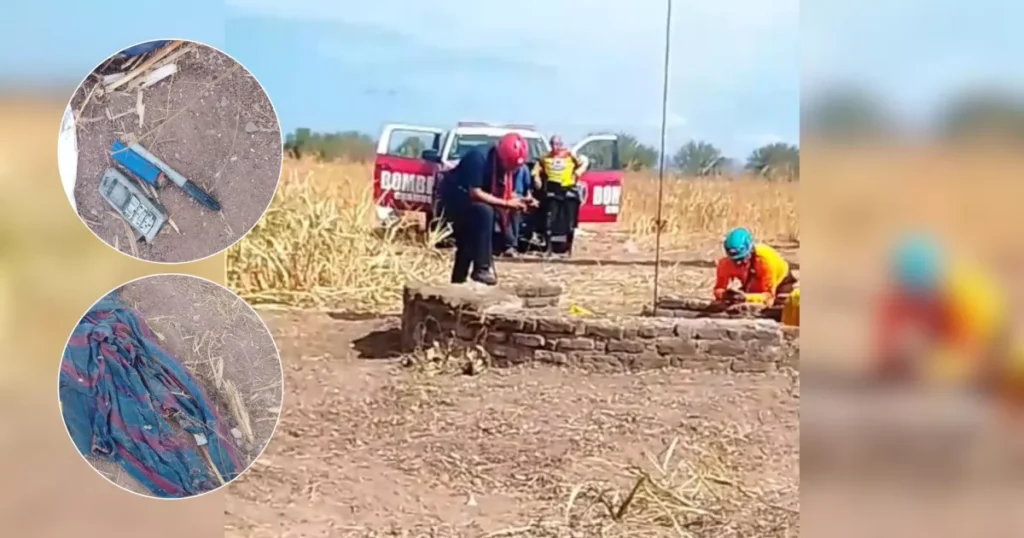 FOTOS: Descubren objetos en la noria que contenía restos humanos en Salvador Alvarado