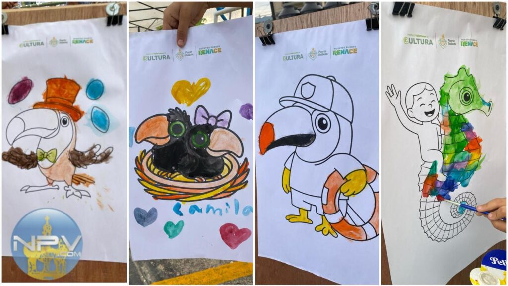Fomentan la creatividad de los niños a través del arte en colonias de Puerto Vallarta