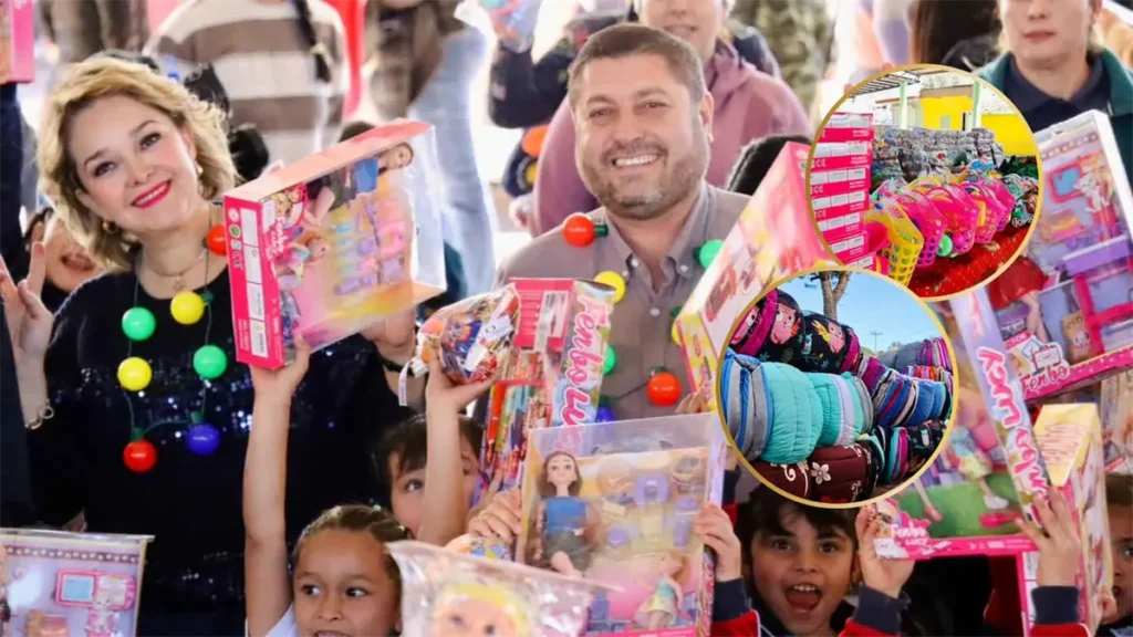 La Caravana Navideña del DIF Sinaloa visita Badiraguato llevando juguetes y ayuda a los más necesitados.