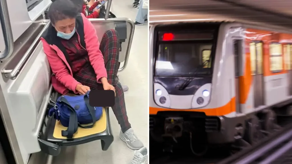 Pasajera se corta las uñas en un vagón del Metro de CDMX y desata polémica