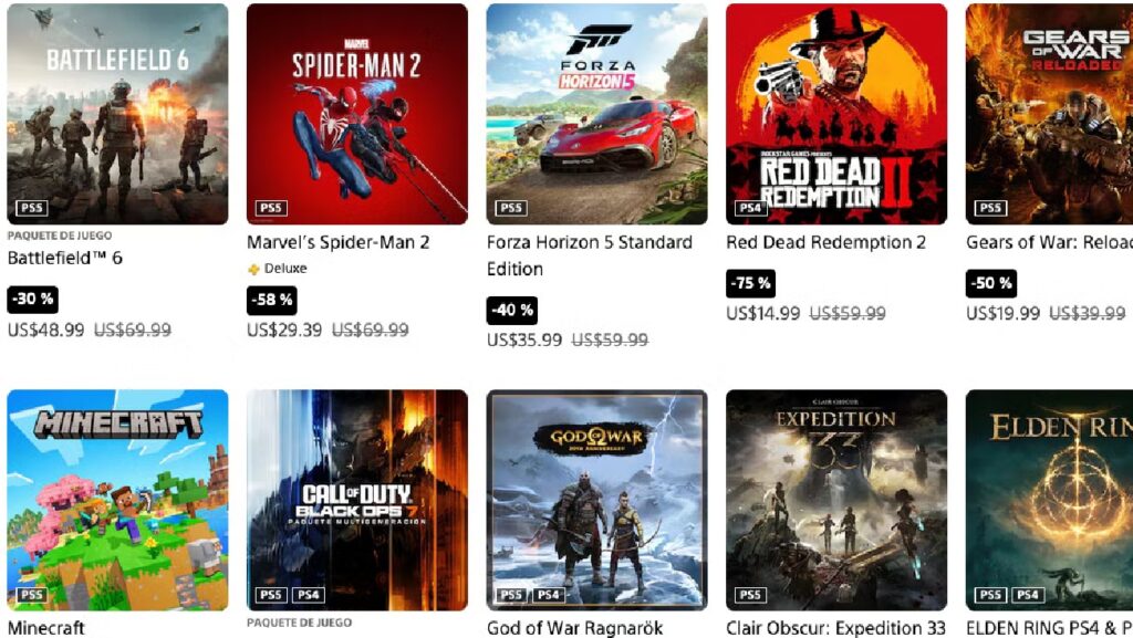 PlayStation lanza promociones navideñas en México: juegos con hasta 72% de descuento