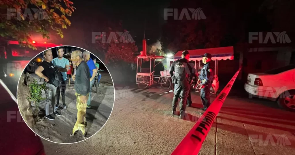 Ramón y su cachorro escapan del devastador incendio en la colonia 72 de Los Mochis