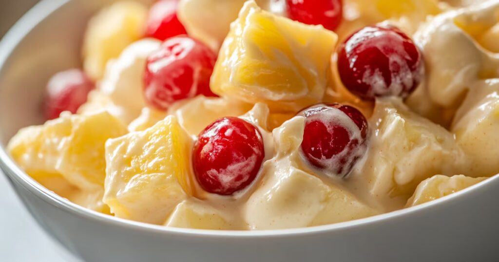 Receta de ensalada de manzana navideña ligera y baja en azúcar