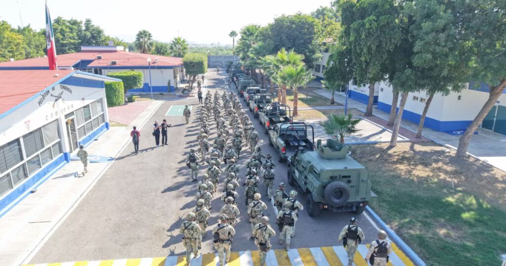 Sinaloa recibe un refuerzo militar de 180 efectivos