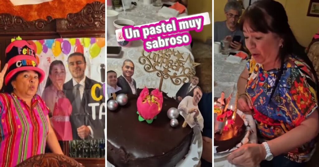 Una madre mexicana festeja su cumpleaños con una fiesta inspirada en Omar García Harfuch: “Hoy experimenté la envidia”