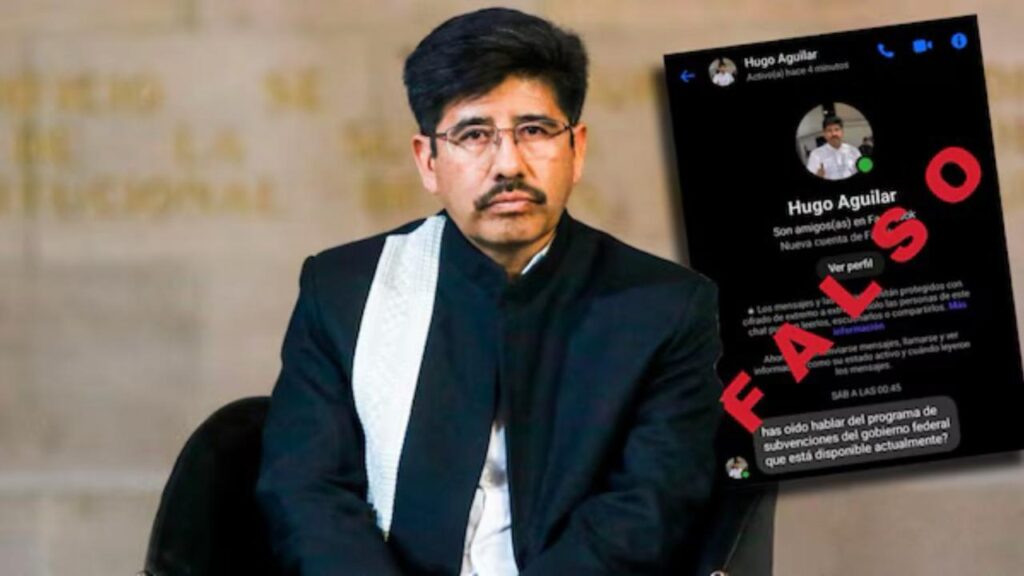 Usan un perfil fraudulento de Hugo Aguilar, Ministro Presidente, para estafar en Facebook