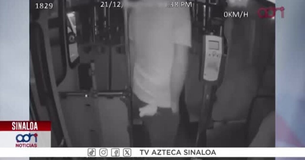 VIDEO| Asalto en el transporte público de Mazatlán: ex chofer roba un camión