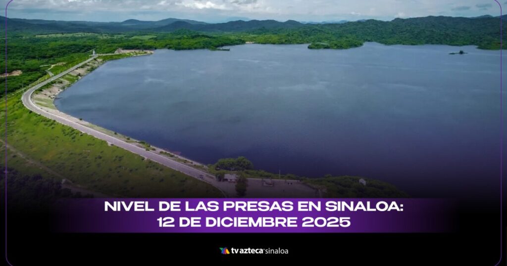 VIDEO| Niveles de las presas en Sinaloa: ¿Han disminuido? Actualización al 12 de diciembre de 2025