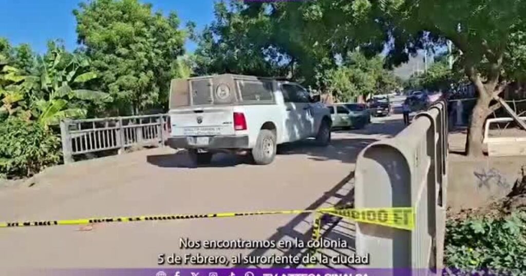 VIDEO| Tiroteo cobra la vida de un hombre y una mujer en la colonia 5 de Febrero, Culiacán