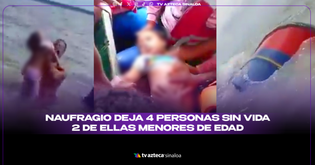 VIDEO| ¡Desastre en alta mar! Naufragio cobra la vida de 4 personas, incluyendo 2 niños