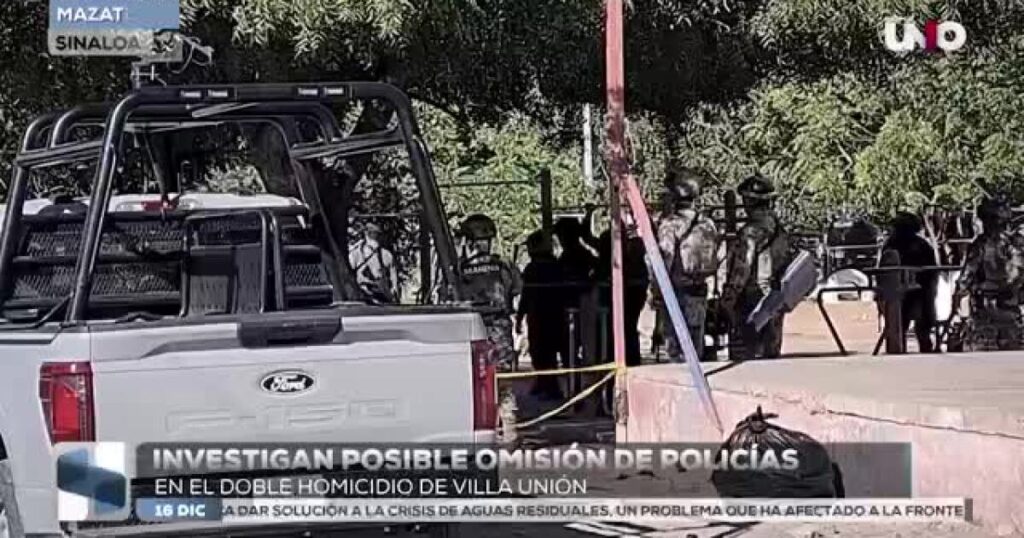 VIDEO| ¡Se investiga una posible omisión! Doble homicidio en Villa Unión