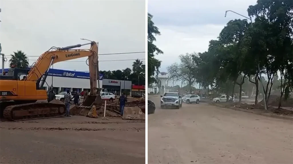 ¡Importante! Amplían el cierre del Bulevar Centenario hasta el Macario Gaxiola en Los Mochis debido a reparaciones de socavones.