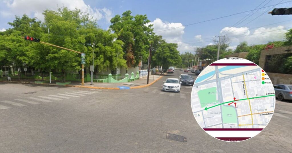 ¡Importante! Se confirmaron cierres temporales en el crucero de Buelna y Riva Palacio, Culiacán.