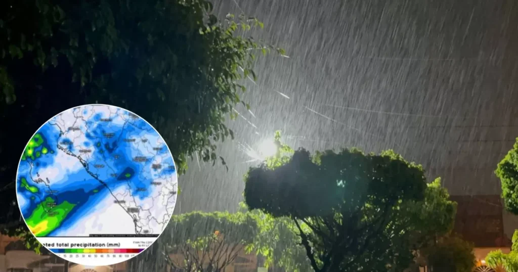 ¡Prepárate para lluvias y aguanieve! El pronóstico para Sinaloa esta noche y madrugada del viernes