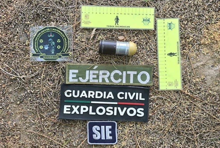 En un año, autoridades de Michoacán desactivaron más de 1,600 artefactos explosivos improvisados