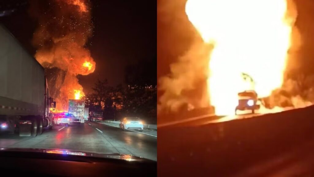 Explosión de pipa de gas LP en la carretera México-Querétaro: Video impactante