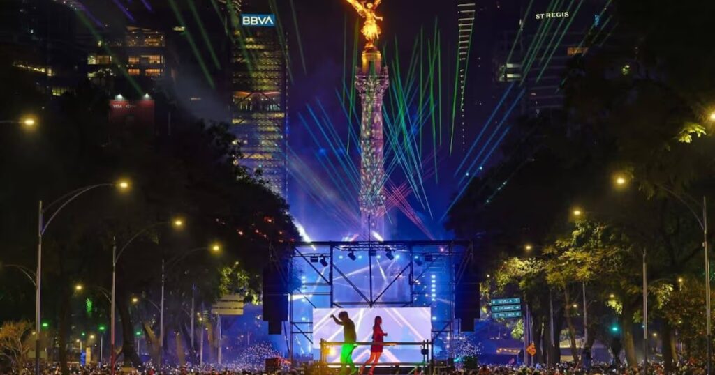 La Ciudad de México celebró el Año Nuevo 2026 con vibrante música electrónica en Paseo de la Reforma