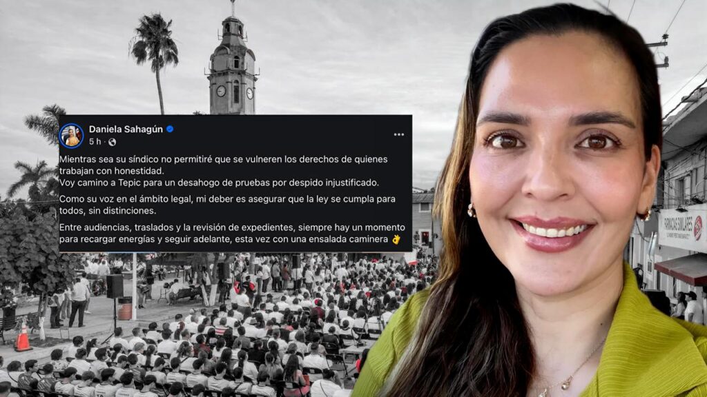 Síndico apoya a empleada frente al despido del Gobierno de Héctor Santana