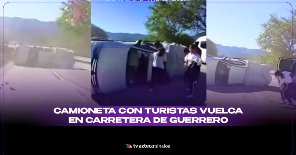 VIDEO| ¡Impactante accidente! Camioneta se vuelca en la Autopista del Sol
