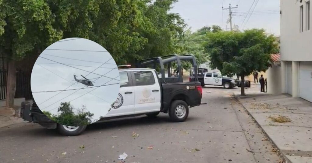 Vuelo de helicóptero y operativo en la colonia Guadalupe de Culiacán: lo último que debes saber