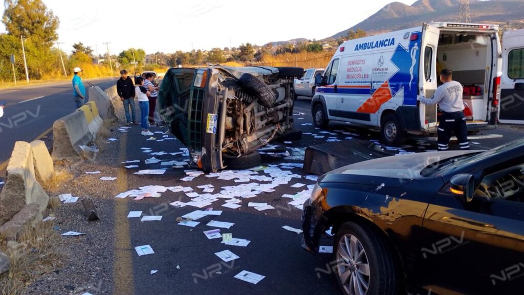 Volcadura mortal en Ixtlahuacán de los Membrillo acaba con la vida de un conductor