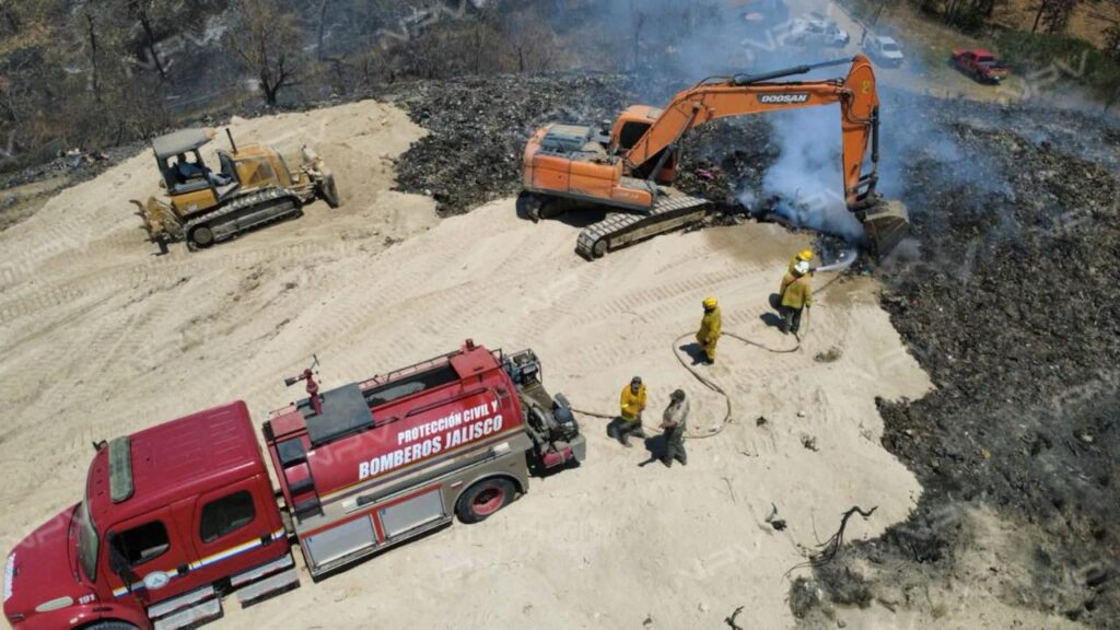 Después de 60 horas de lucha, logra extinción del incendio en el vertedero de Cabo Corrientes