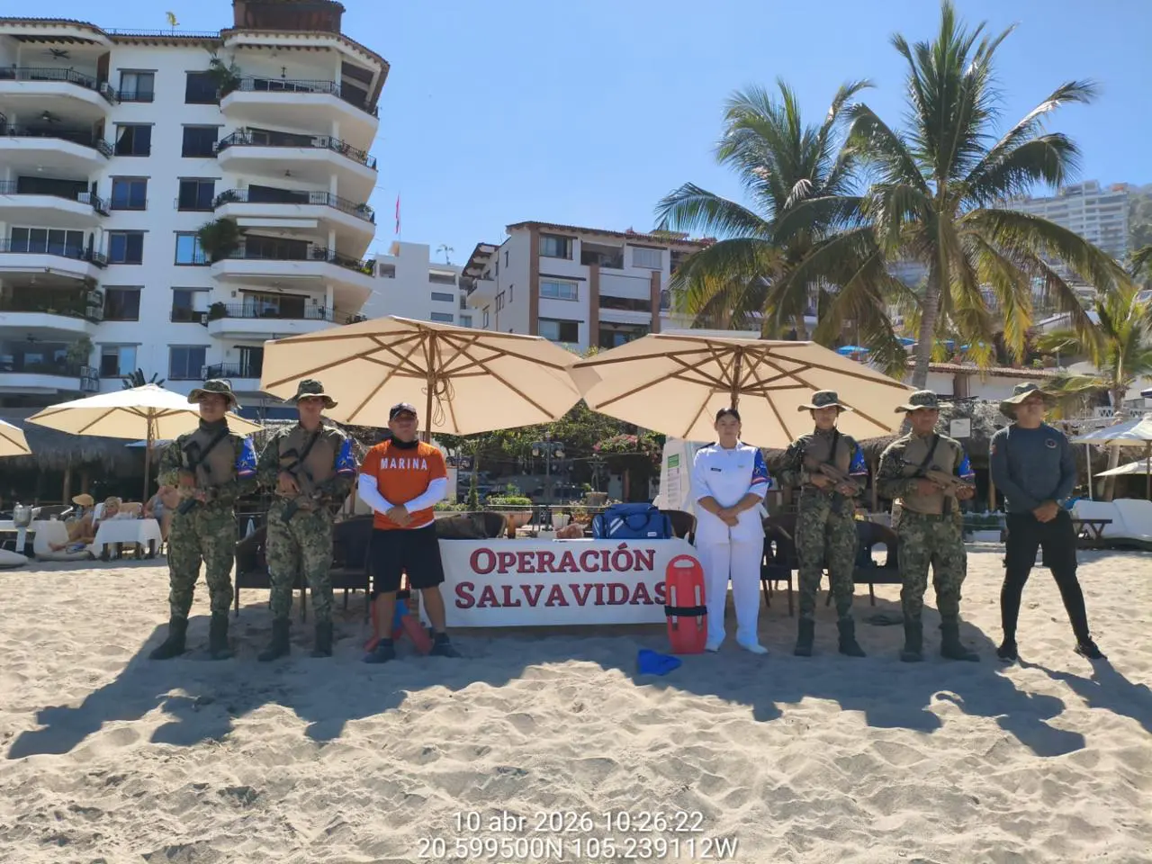 Playas de Vallarta lucen limpias tras el operativo de Semana Santa 2026 de la Marina