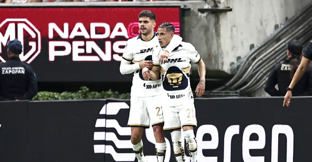 Un gol en el último minuto le da el empate a las Chivas contra los Pumas